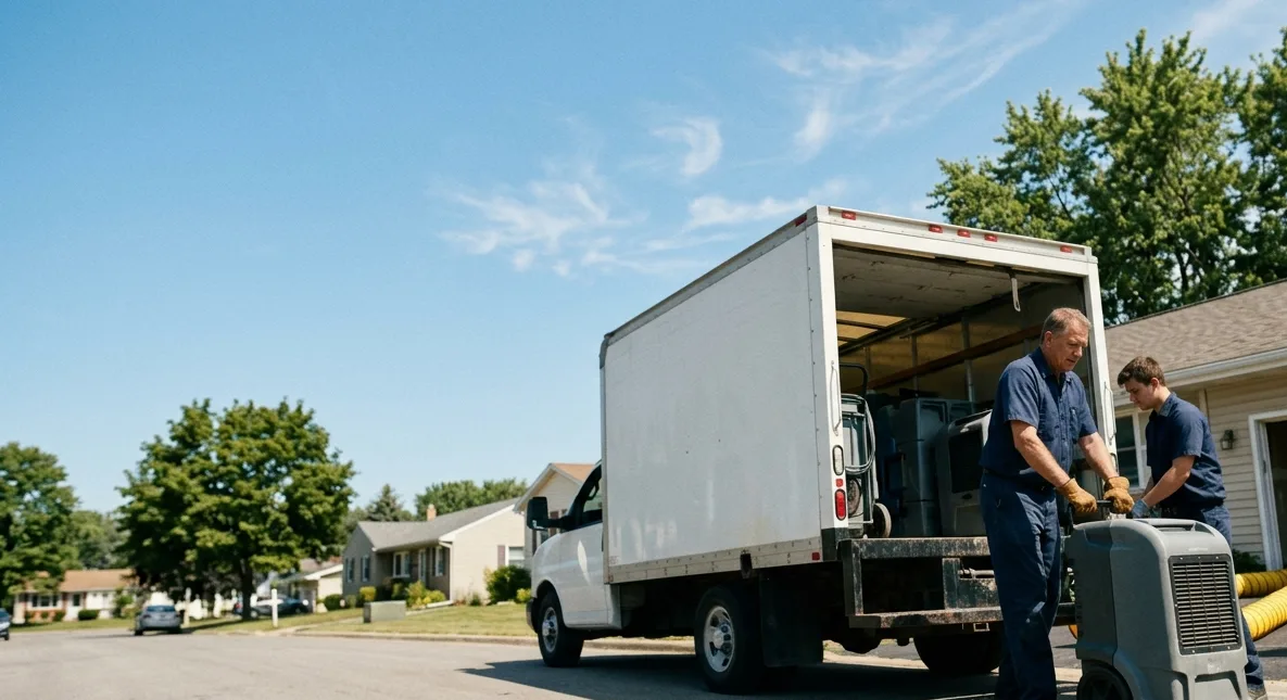Water Damage Cleanup in Magnetic Springs, OH near me